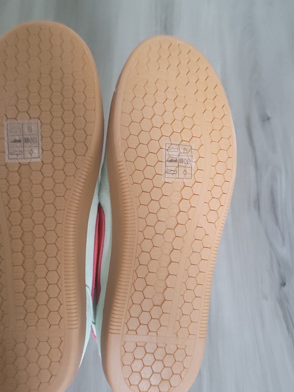 Dolce Vita Mint Green and Coral Accent Sneakers - Picture 4 of 9